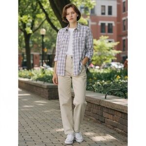 Aura by Wrangler Plaid Western Shirt